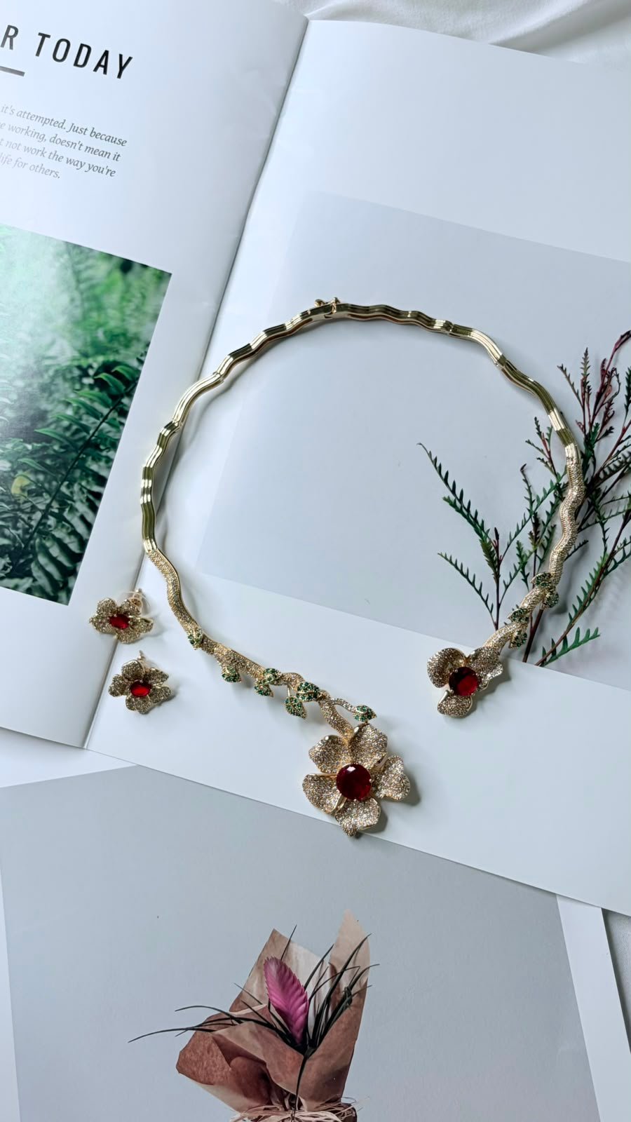Layered necklaces